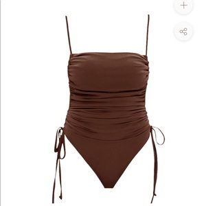 Andrea Iyamah Adan Cocoa One Piece swimsuit